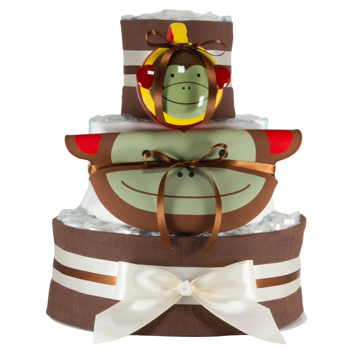  Windeltorte Snack Time - Affe