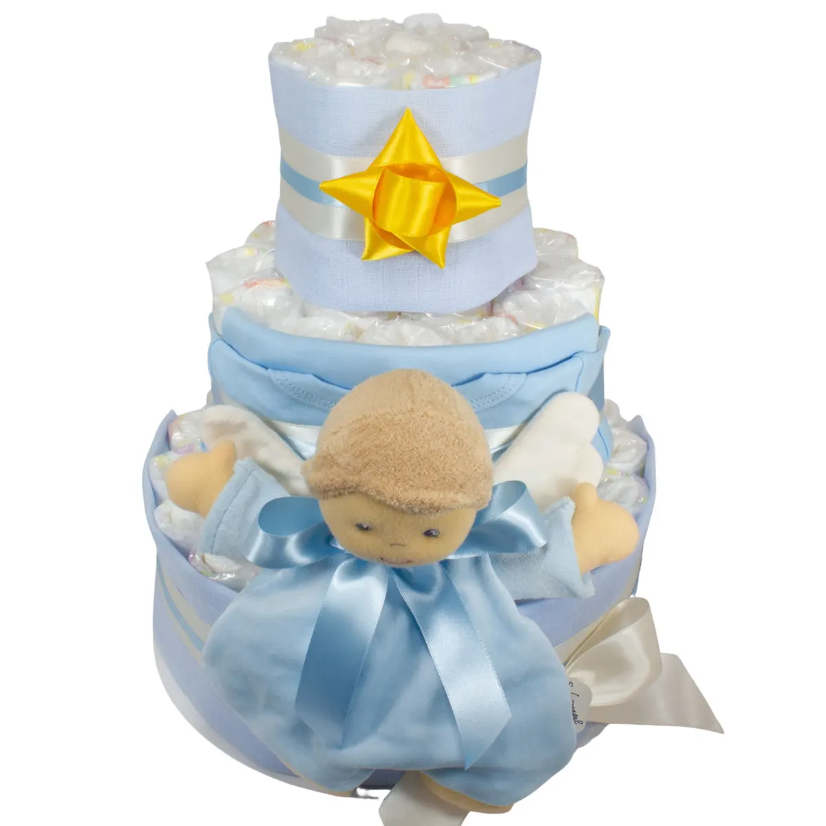 Windeltorte Schutzengel blau