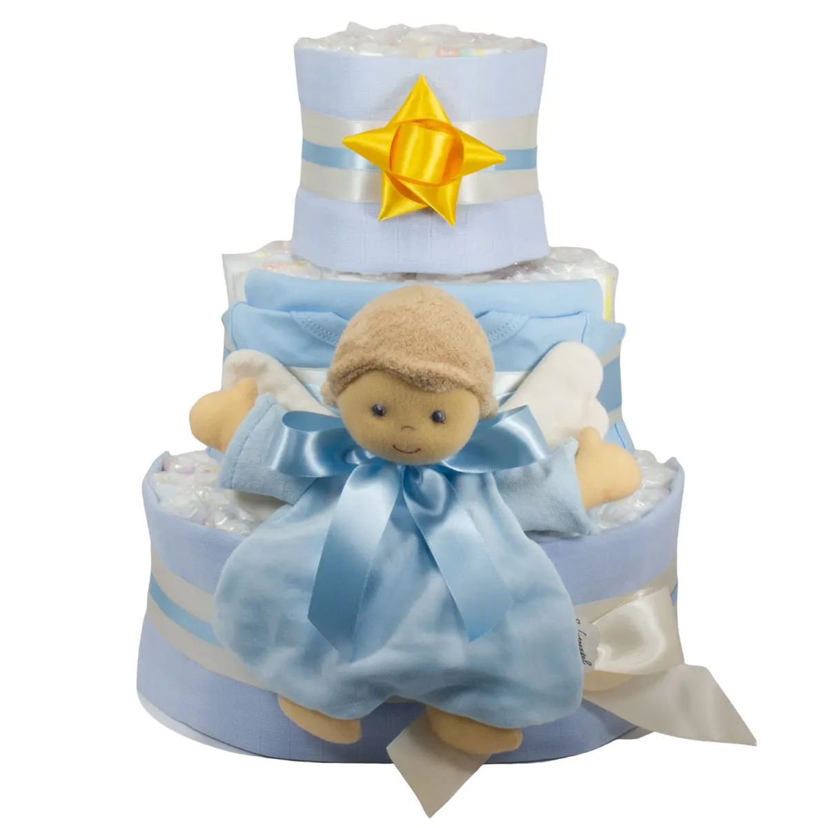 Windeltorte Schutzengel blau