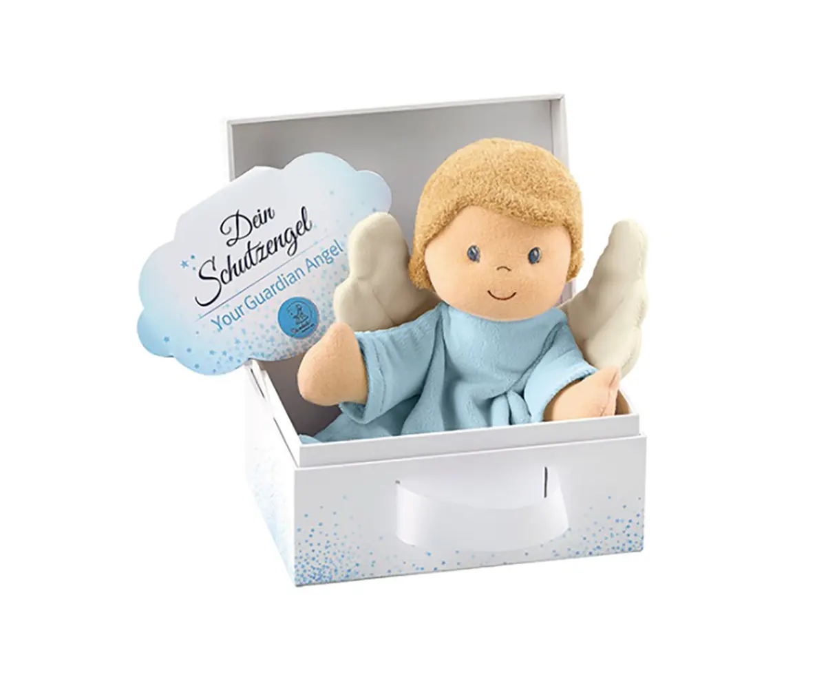 Windeltorte Schutzengel blau