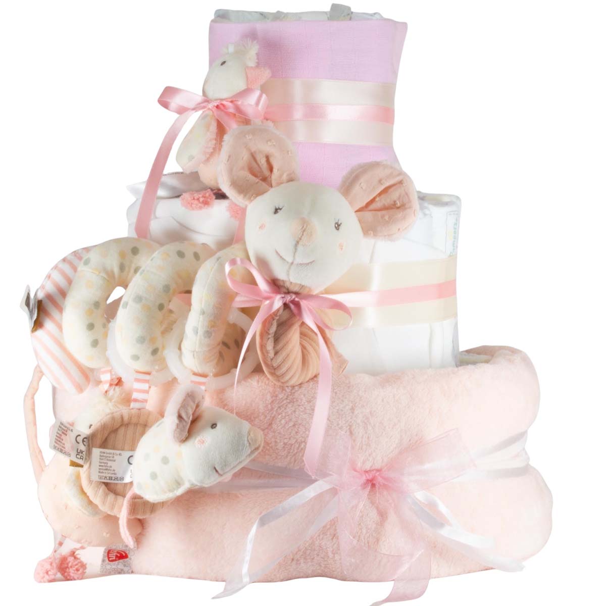 Windeltorte Vogel und Maus Deluxe