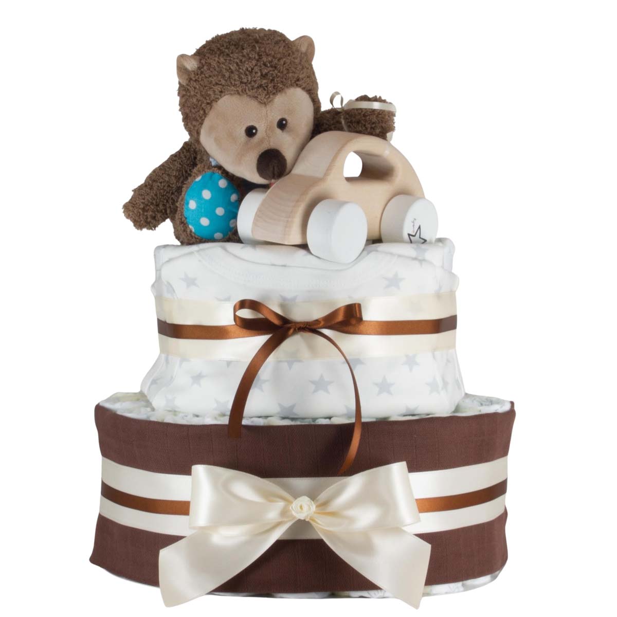 Windeltorte Wärme Igel mit Beatle