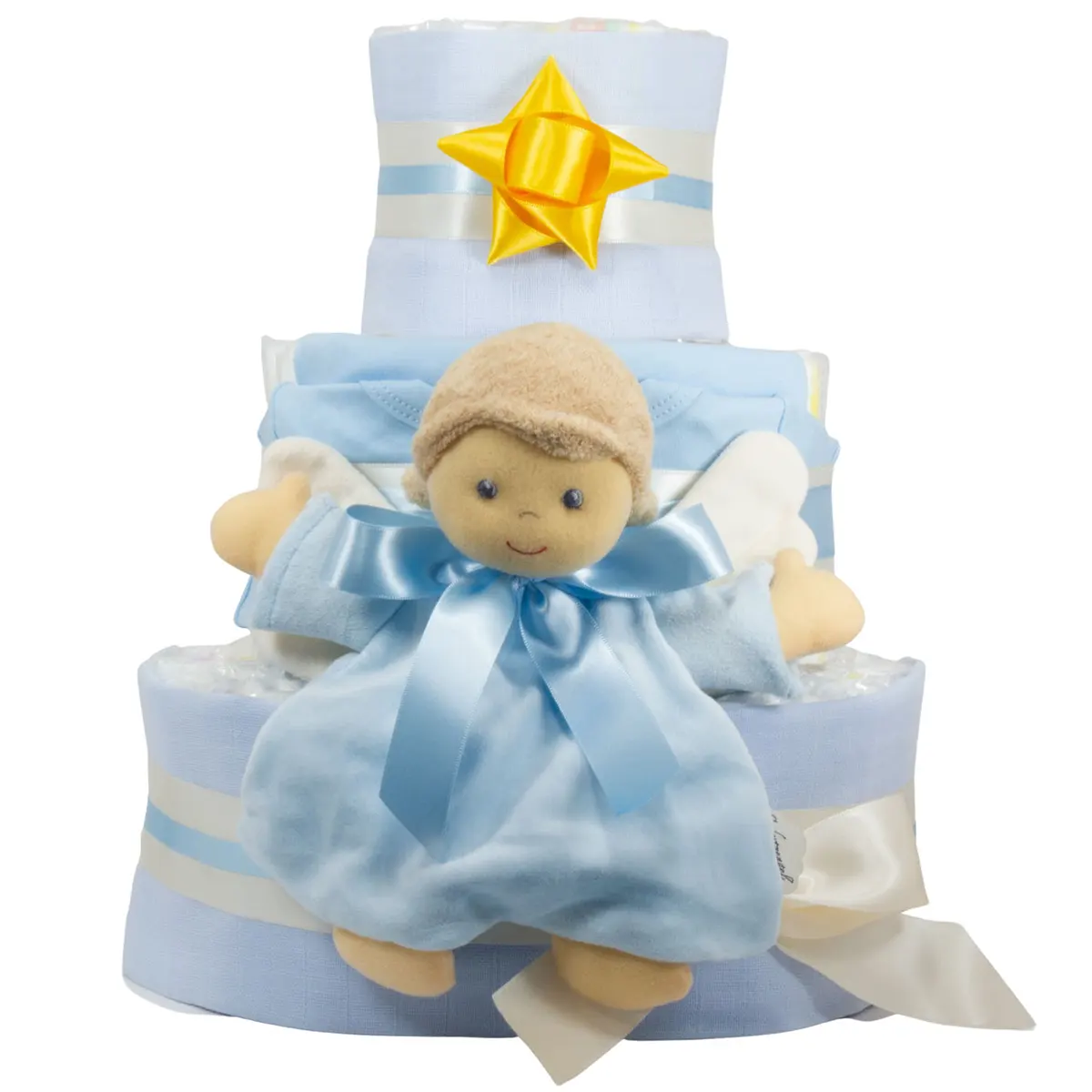 Windeltorte Schutzengel blau